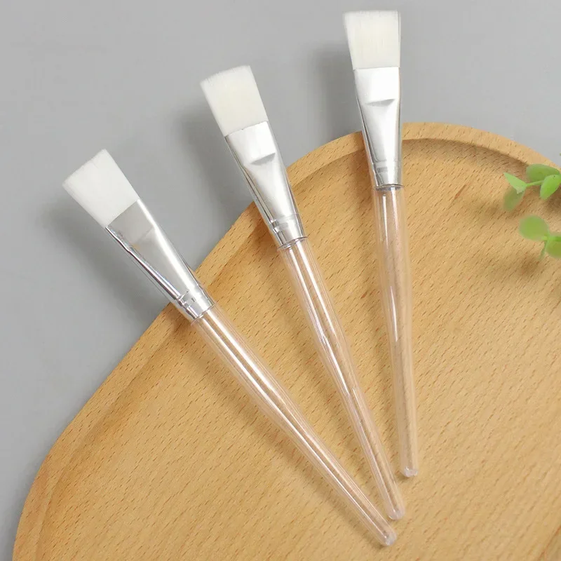 Mask Brush Transparent Handle Face Mask Mud Mixing Brush Skin Care Cosmetic Applicator Make Up Brushes Cosmetic Beauty Tools