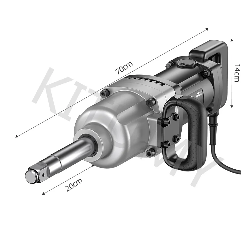 220V Pneumatic Wrench Industrial Grade Auto Repair Jackhammer Trigger Heavy-Duty High Torque Impact Wrench