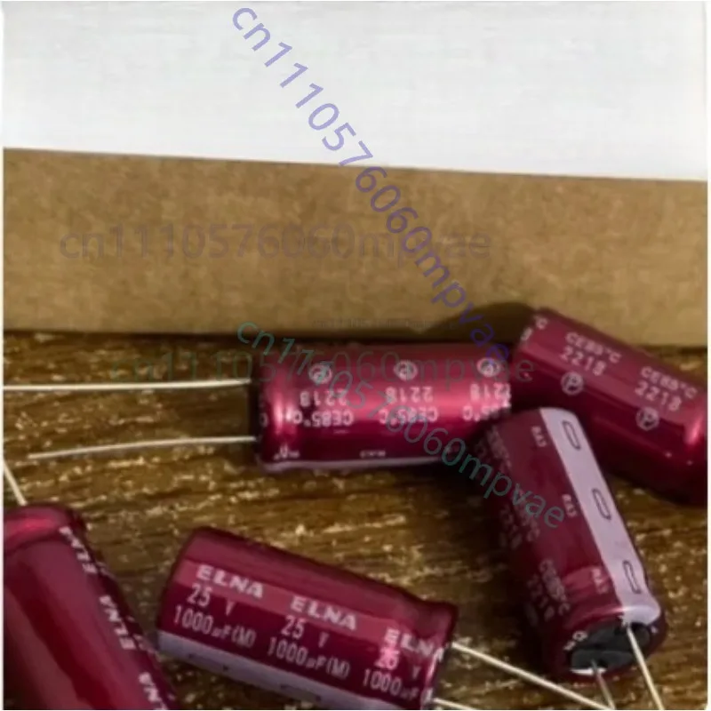 

30pcs japan original ELNA Audio Capacitor 25V 1000UF 10 * 20 RA3 Purple Red Robe