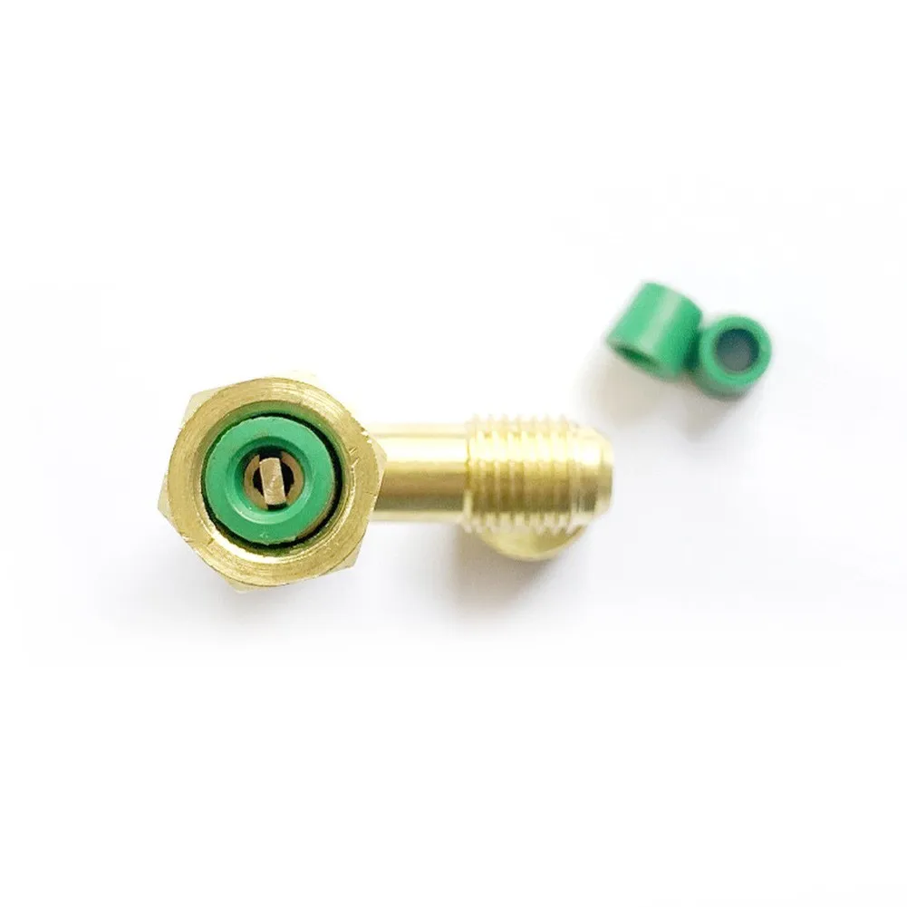 1/4 SAE Tee with Flared FFL Internal Thread Rotary Coupling and 1/4 External Thread Flared End for HVAC for service Tool