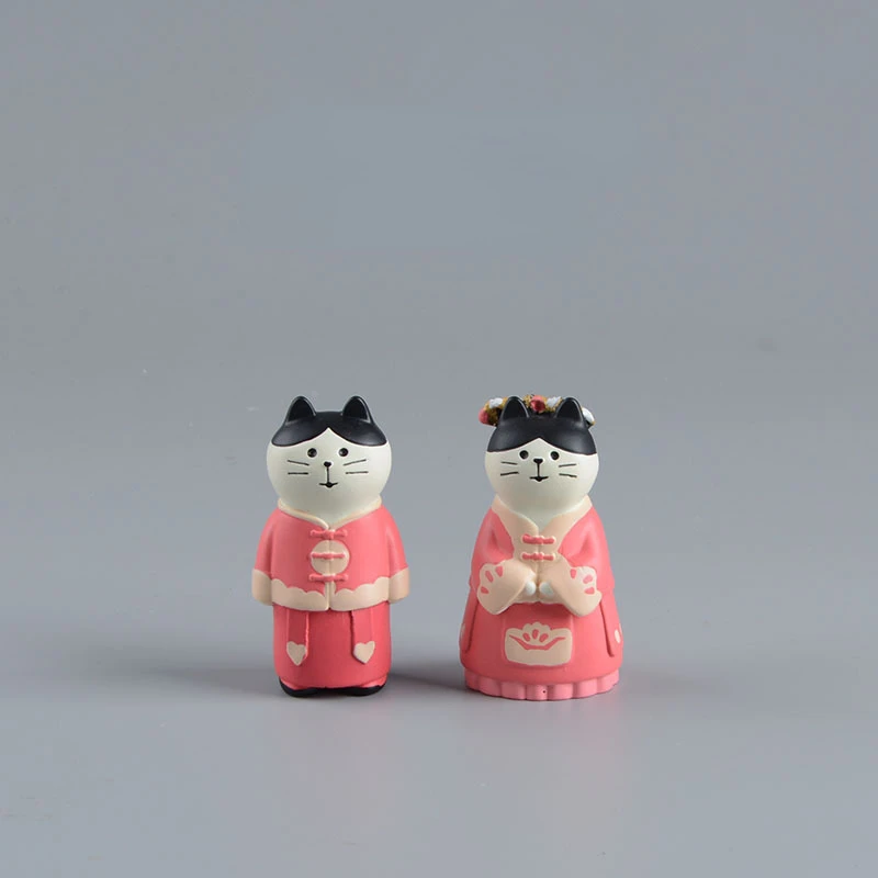 Wedding Scene Small Ornaments for The Groom and Bride Wedding Gifts for Couples Resin Decoration Scenes Gifts Handicrafts