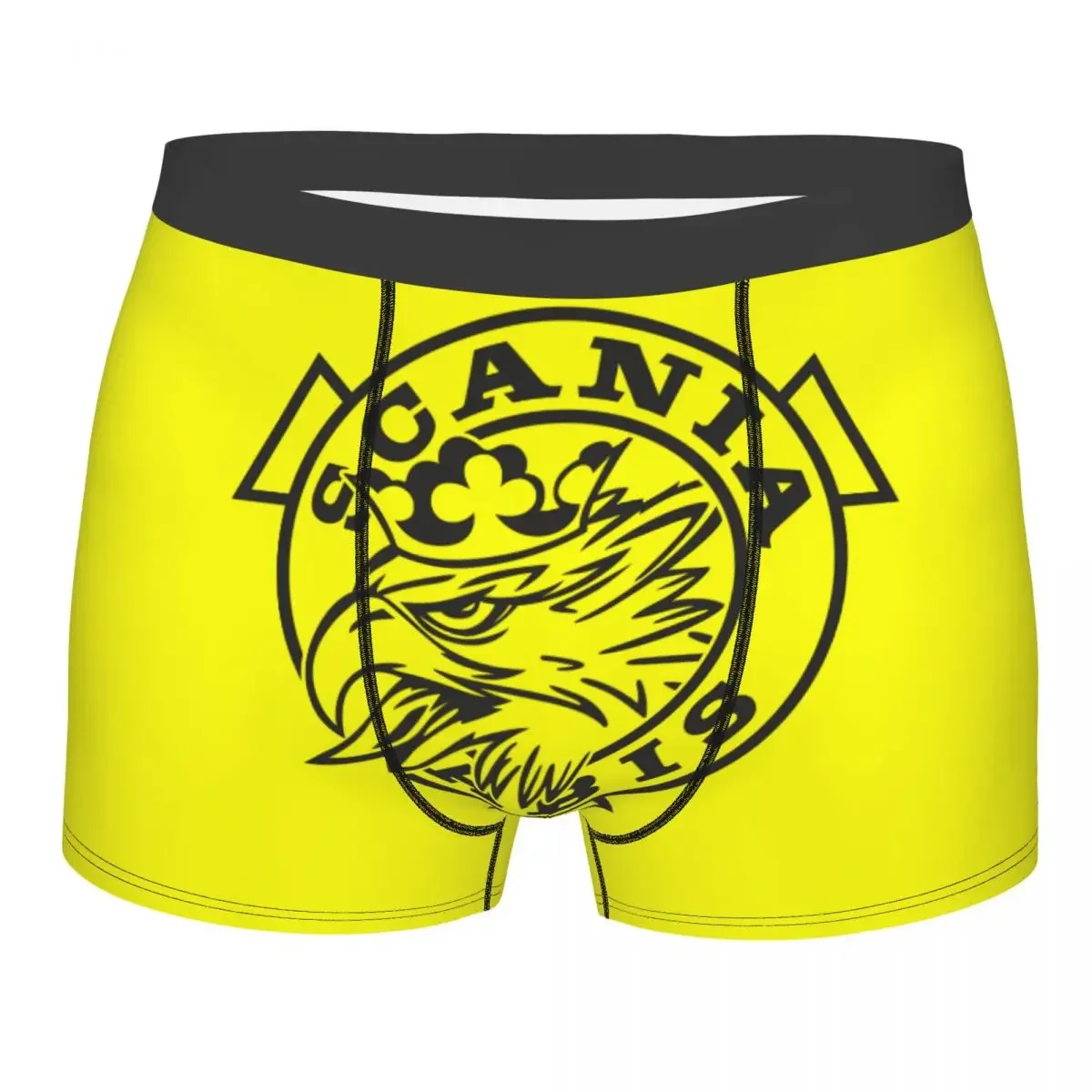 Custom Swedish Saabs Scanias Underwear Men Stretch Automobile Car Boxer Briefs Shorts Panties Soft Underpants For Male