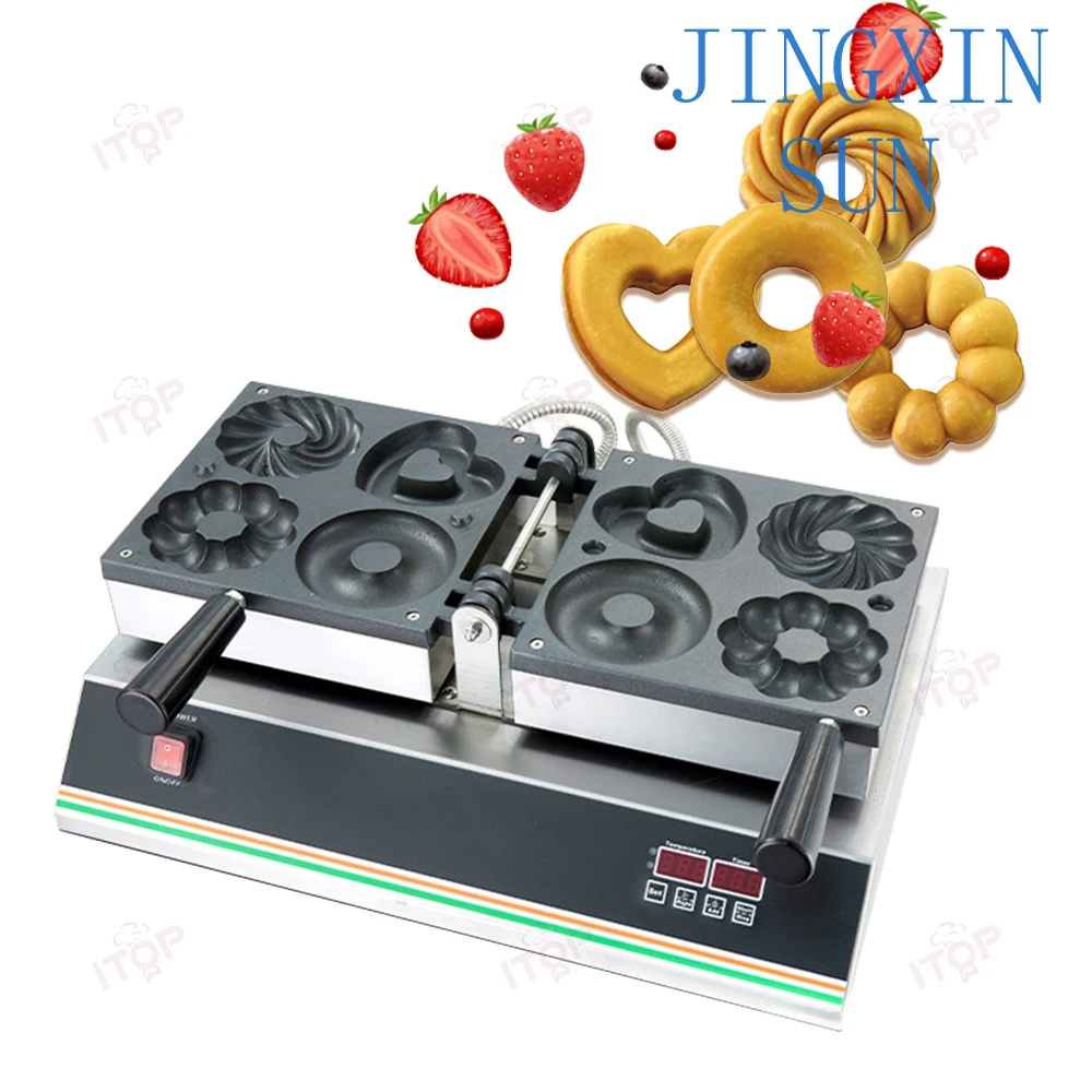 Mini Donut Machine for Germany Small Donut Hole Maker Electric Doughnut Fryer Home Bakery Equipment for Donut Making