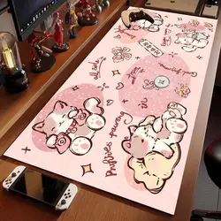 cute dog Mouse Pad PC game mousepad Kawaii cat Rubber Carpet laptop desk pad XXL non-slip computer keyboard accessory mouse mat