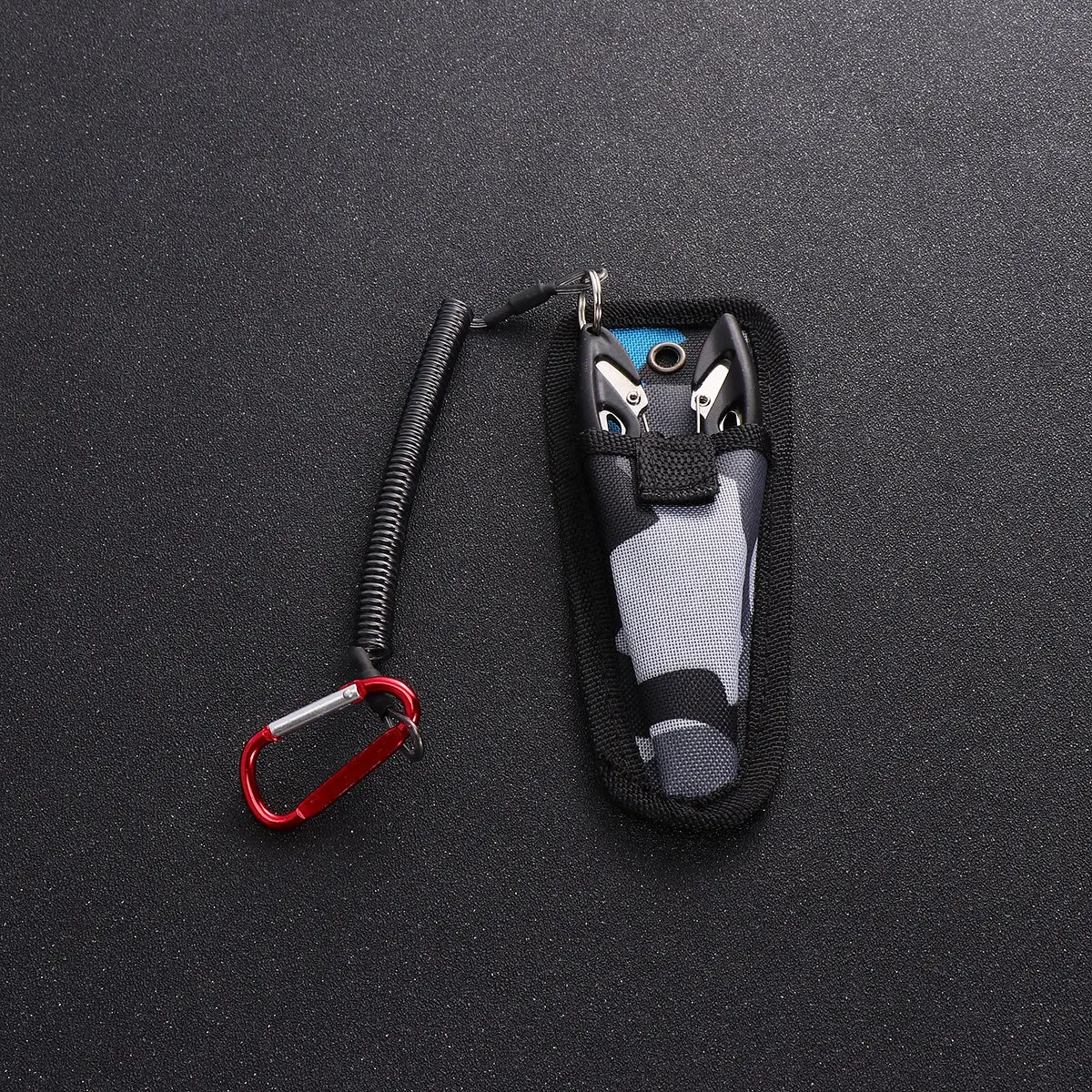 

1Set Stainless Steel Fish Grip Fish Clamp with Strong Rope Double Buckle Design Durable Fishing Controller Outdoor Tool