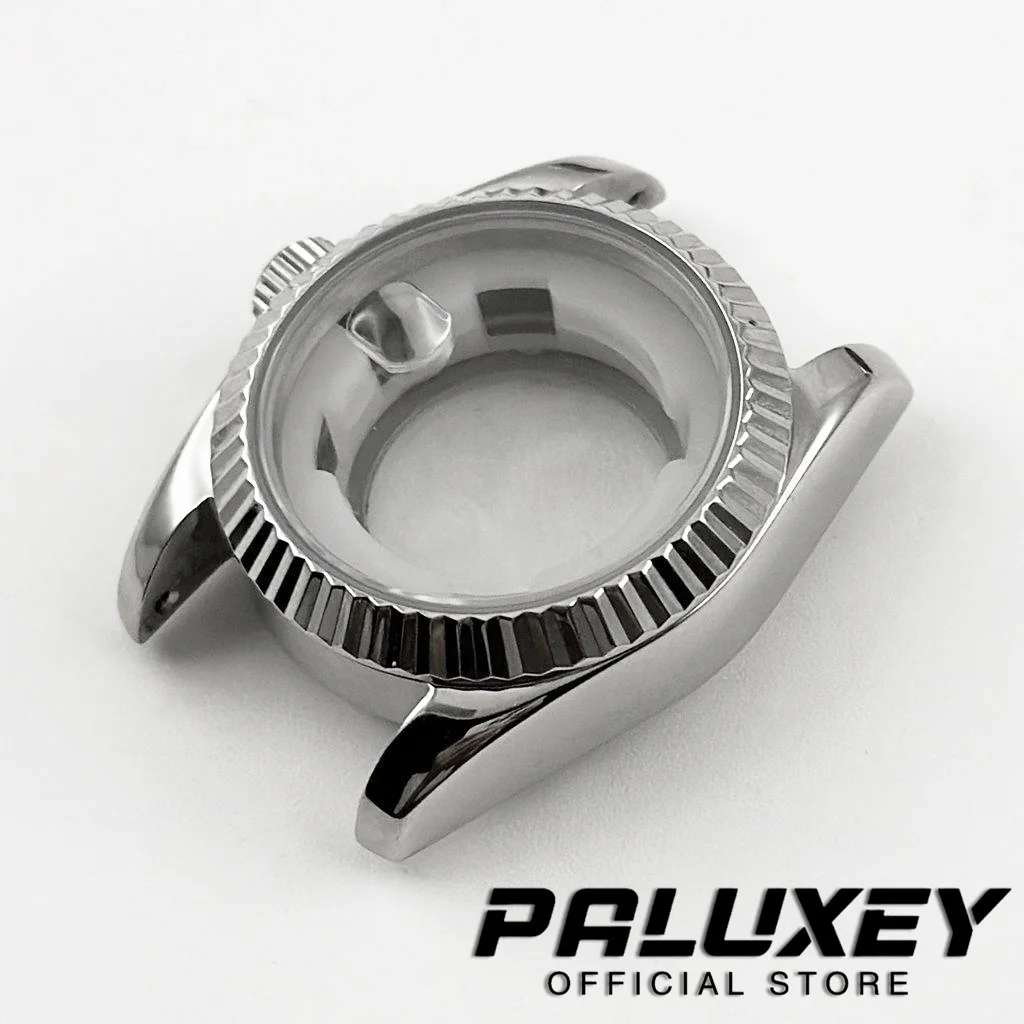 31MM karbowane zakrzywione wodoodporne szafirowe szkło NH05 etui na zegarek dla pań kobiet dla dopasowania NH05 NH06 ruch