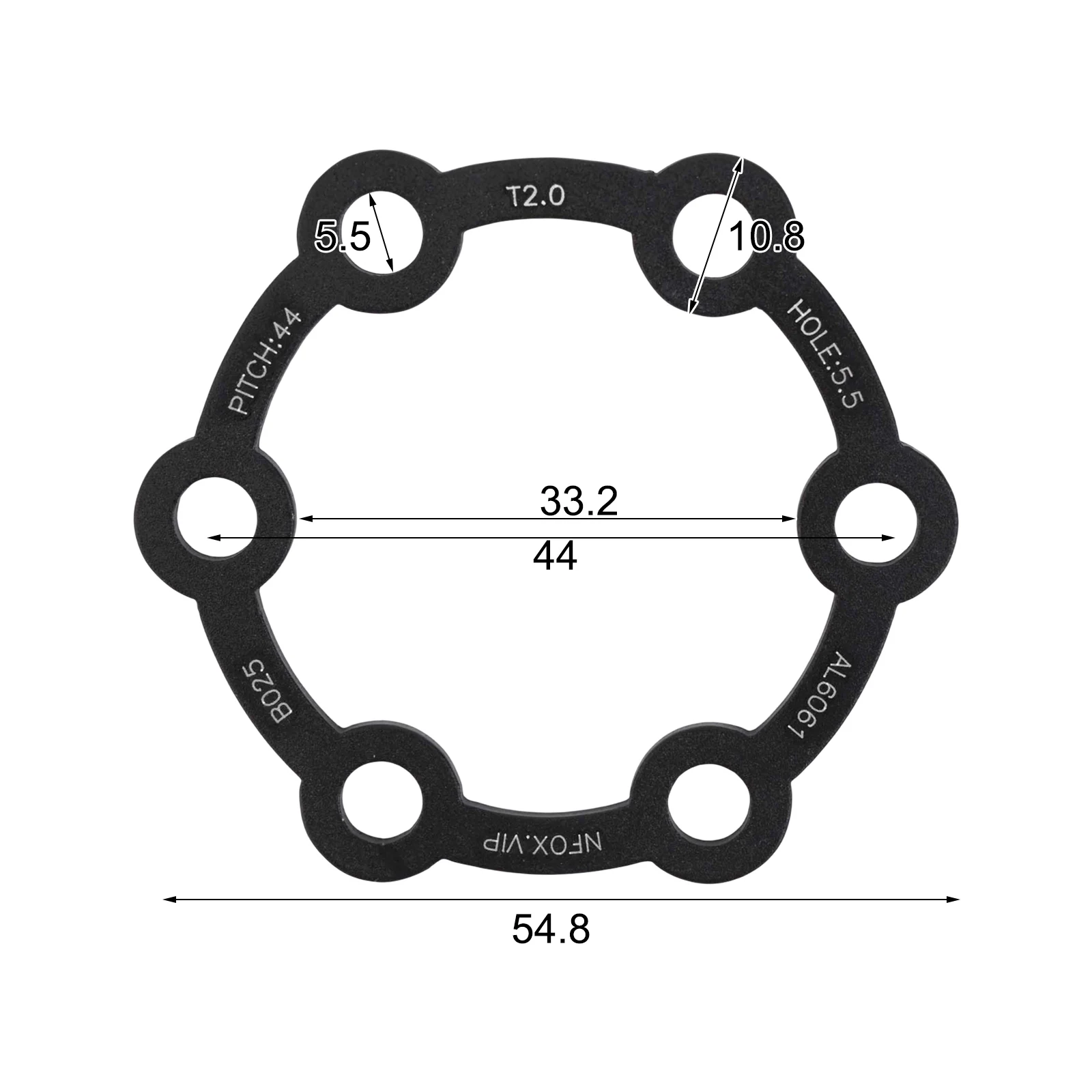 حشية قرص فرامل المحور لـ 6 فتحات دوارات سكوتر كهربائي أو مجموعة زيادة وسادة الدراجة مع مسامير من سبائك الألومنيوم
