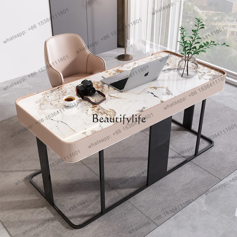 

X4 Slate desk Italian light luxury design modern simple desk minimalist study furniture