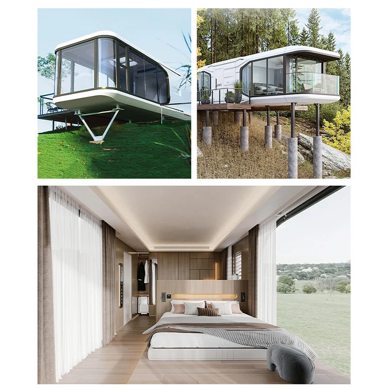 Modular Home Prefab House Villa Modern Capsule House Garden Houses Prefabricated Casas Space Capsule Homes Pre Fab Homes Housing