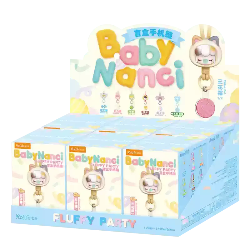 

BabyNanci Furry Party Series Mobile Phone Lanyard Blind Box Crossbody Bag Suitable Toy And Hobby Trendy Blind Box Toy