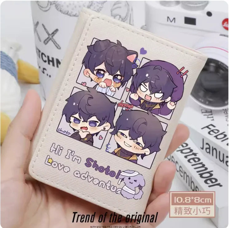 

Anime Vtuber Shoto Fashion Wallet PU Purse Card Coin Hasp Money Bag Cosplay Gift B195