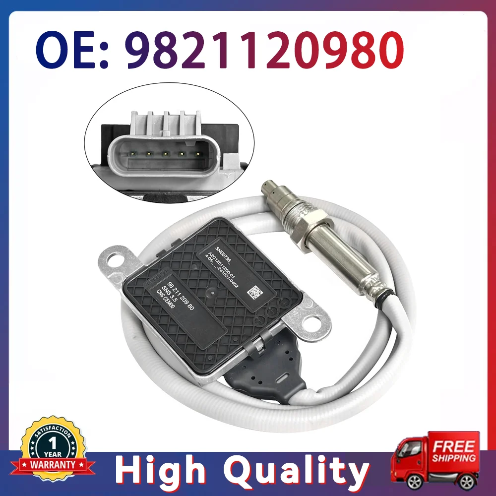 

9821120980 9675358480 New NOX Sensor Nitrogen Oxide Sens For Citroen C3 C4 5008 Peugeot 208 308 1.6 2.0 HDi BlueHDi Di 5WK96746A