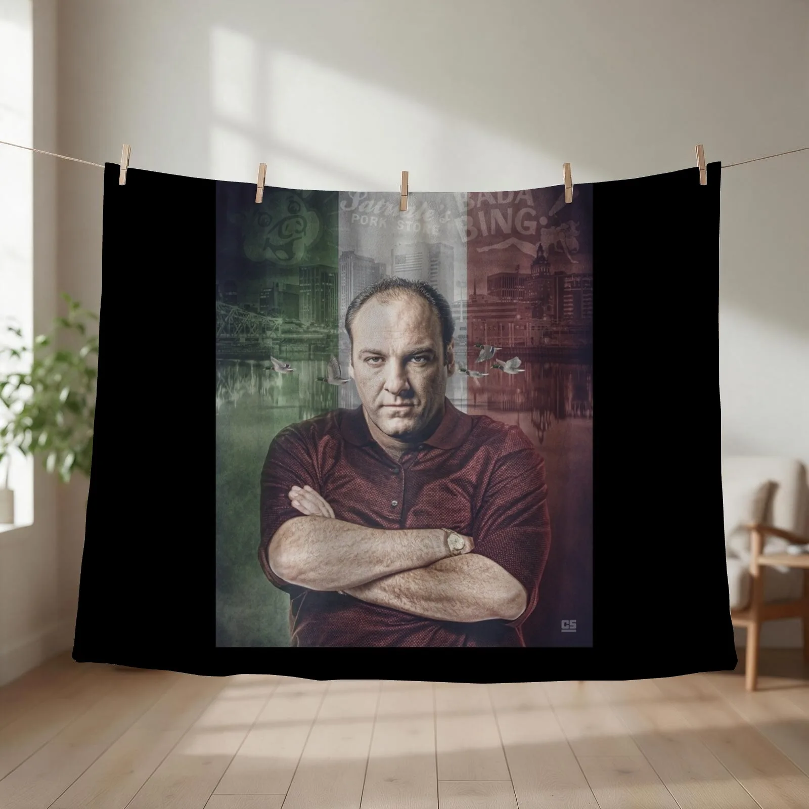 The Sopranos The Throw Blanket funny gift Sofa Thins Moving Blankets