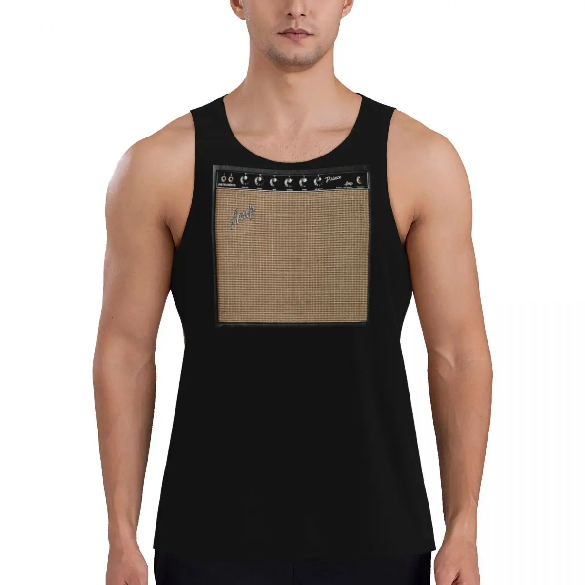 

Быстросохнущий гитарный усилитель, отлично подходит для музыканта, гитарного плеера! Тренажерный зал Майка Мышцы Рубашка без рукавов Бодибилдинг Дышащий жилет