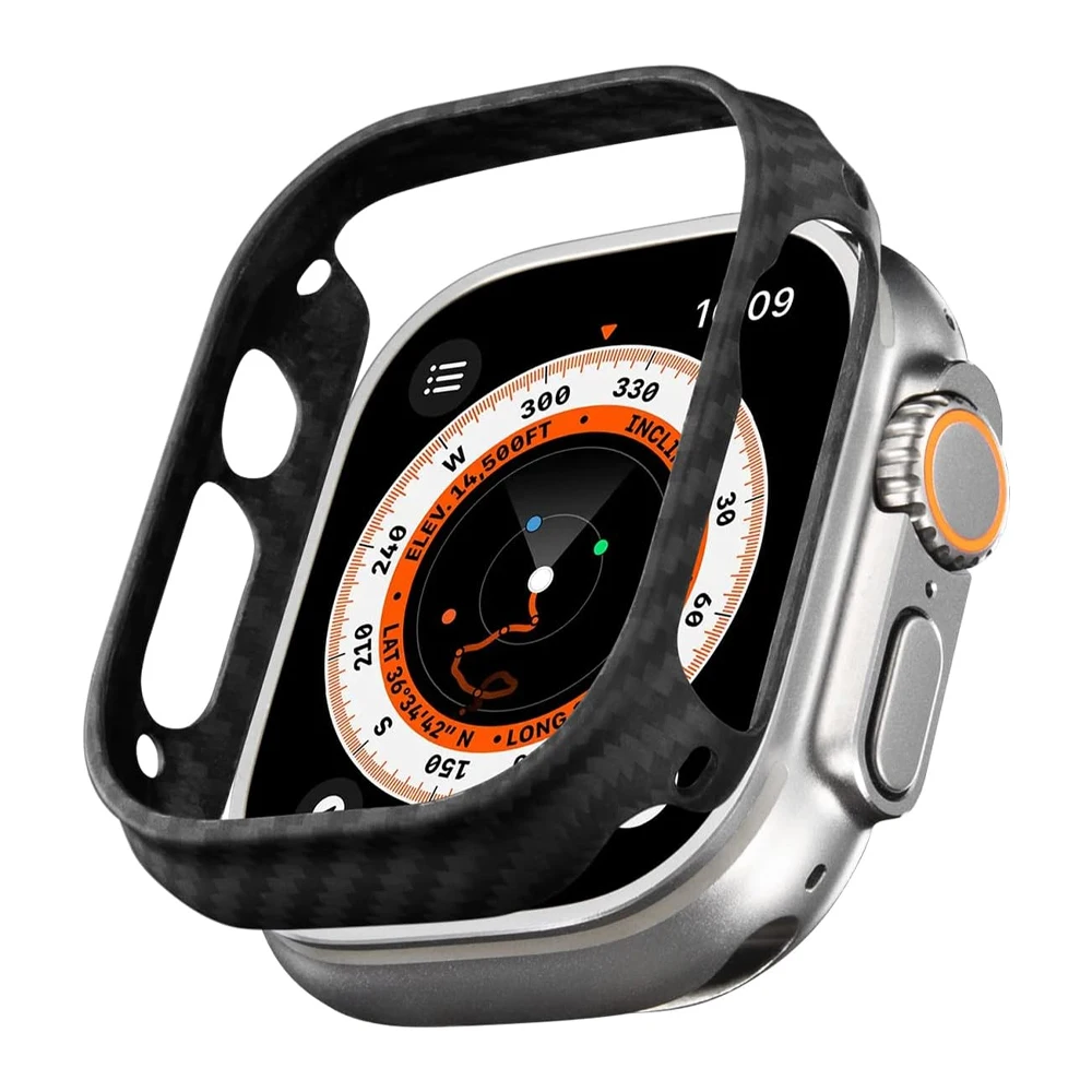 

Чехол для Apple Watch Case Ultra 2, 49 мм, аксессуары для умных часов, жесткий ПК, бампер, защитная пленка для экрана iwatch series ultra 2, ремешок