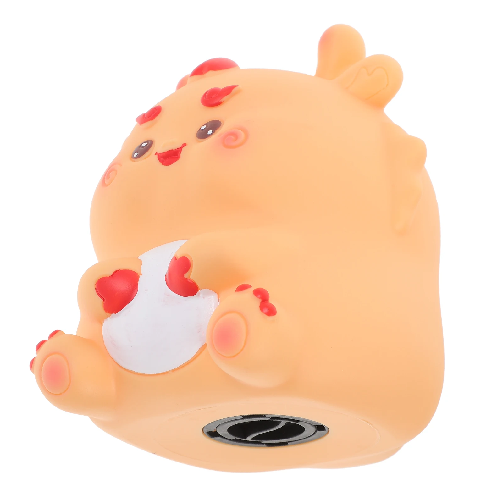 

1pc Creative Dragon Shaped Piggy Bank Vinyl Coin Container Cute Cartoon Money Box Desktop Saving Jar For Home Bedroom Decor Gift