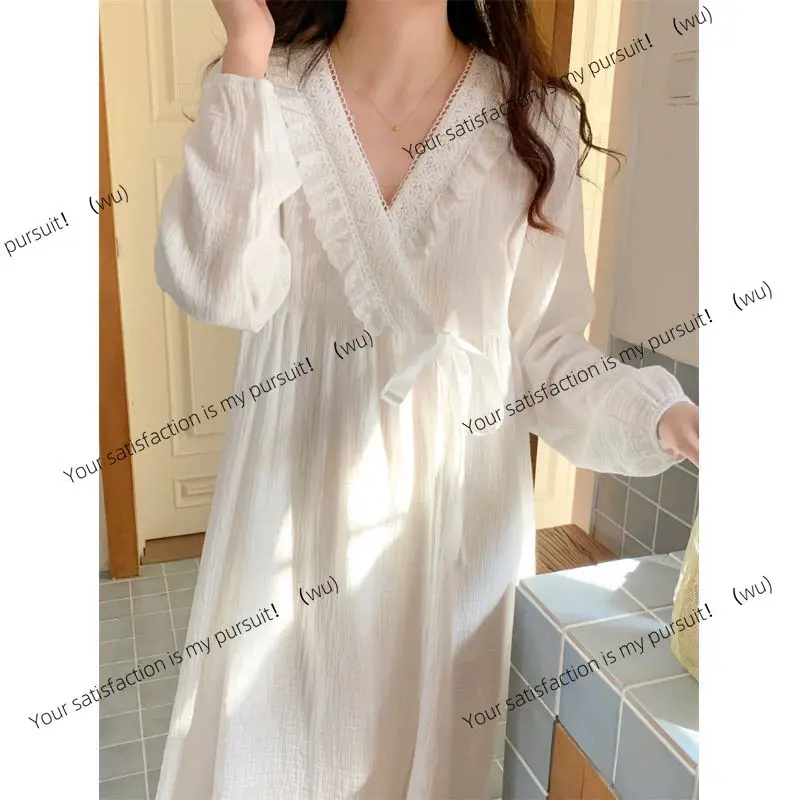 

Новый осенне-зимний халат, ночная рубашка, домашняя одежда, кружевные пижамы, женские рубашки для сна, ночной женский халат с перьями, пижамные пижамы