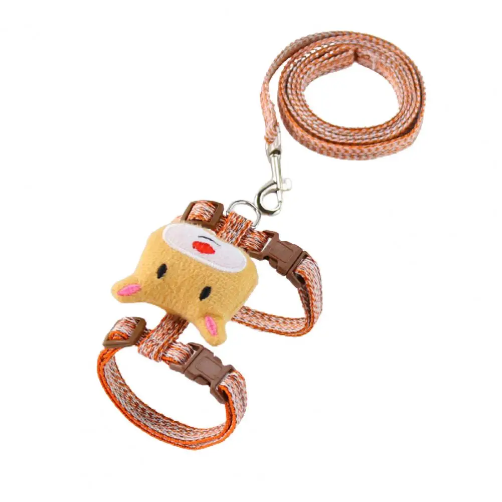I-shaped Cat Leash Anti-breakaway Adjustable Cat Leash Cat Walking Rope Strong Vest Desigh Reusable Strap Safety Rope