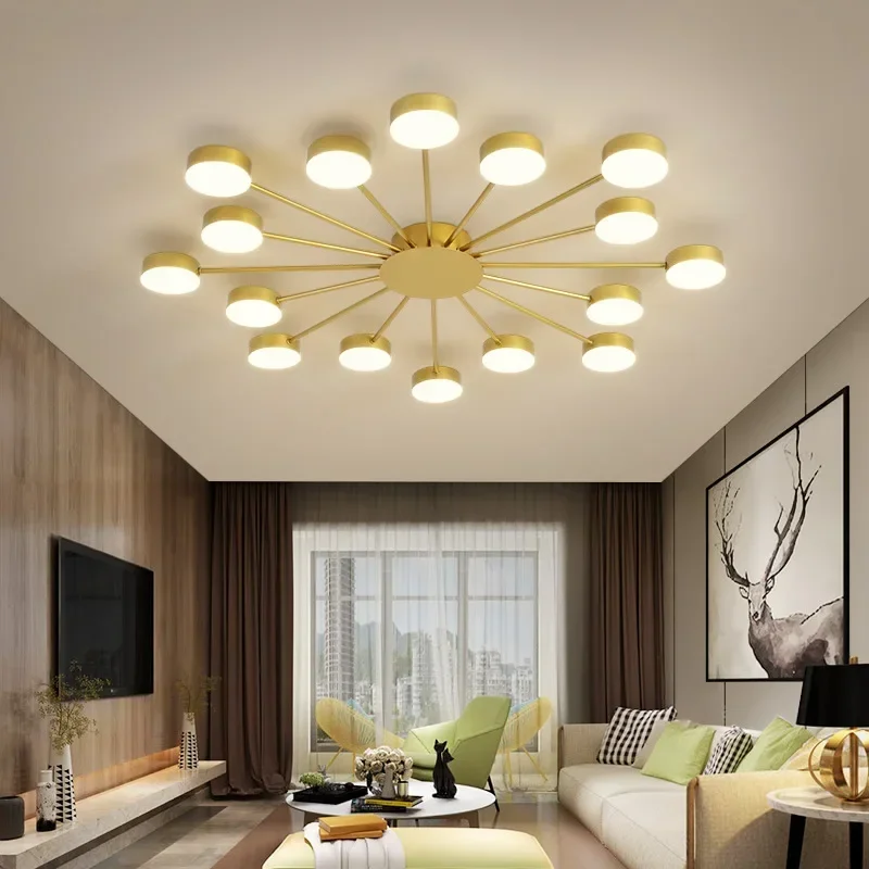 Nordic LED Ceiling Indoor Lighting Home Lamps Living Room Dining Bedroom Cloakroom Decoration Chandelier Lights Modern Wall Lamp