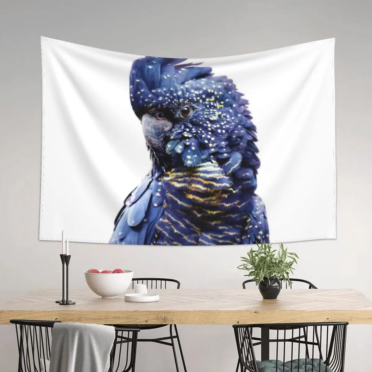 

Black Cockatoo Tapestry Bedroom Decorations Wall Hangings Decoration Anime Decor For Bedroom Tapestry