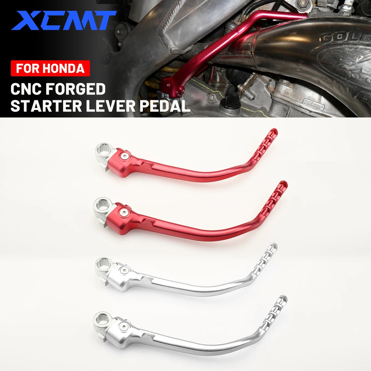 

Motorcycle Accessories For HONDA CRF250R CRF450R CRF 250R 450R 250 450 R 2009-2017 Forged Kick Start Starter Lever Pedal