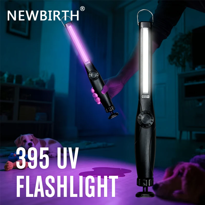 

УФ-фонарь 395 нм, черный свет, USB-перезаряжаемый, для обнаружения мочи животных, отверждения смол
