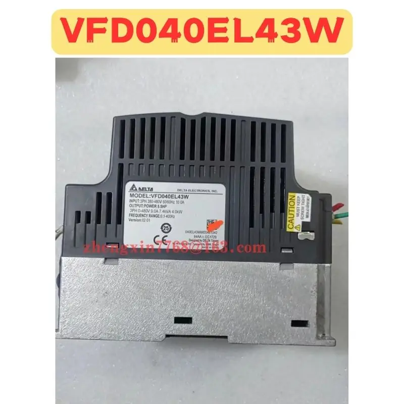 Used Frequency Converter VFD040EL43W Normal Function Tested OK