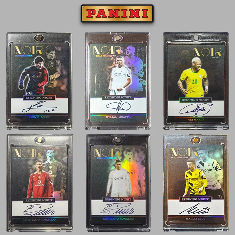 

Panini Diy Nior Rbigning Night Mbappe Messi Cr7 Neymar Reus Homemade Football Star Autograph Trading Cards Gift Collection