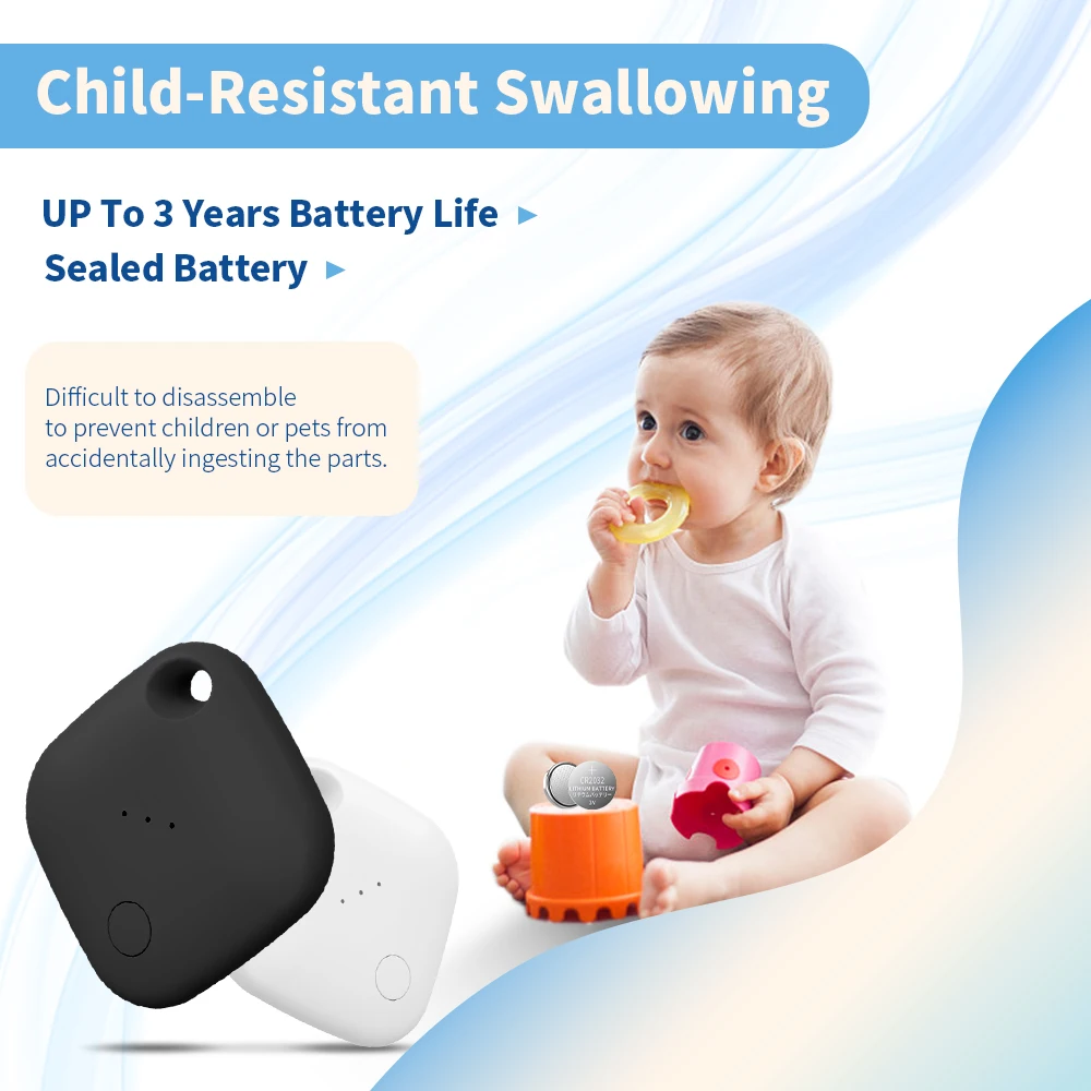 جهاز تتبع نظام تحديد المواقع العالمي بنظام أندرويد مقاوم للماء لـ Google Find Hub App تحديد موقع الصوت للأطفال في السيارة وأمتعة الحيوانات الأليفة GPS العلامة الذكية لـ Pixel Motorola #1