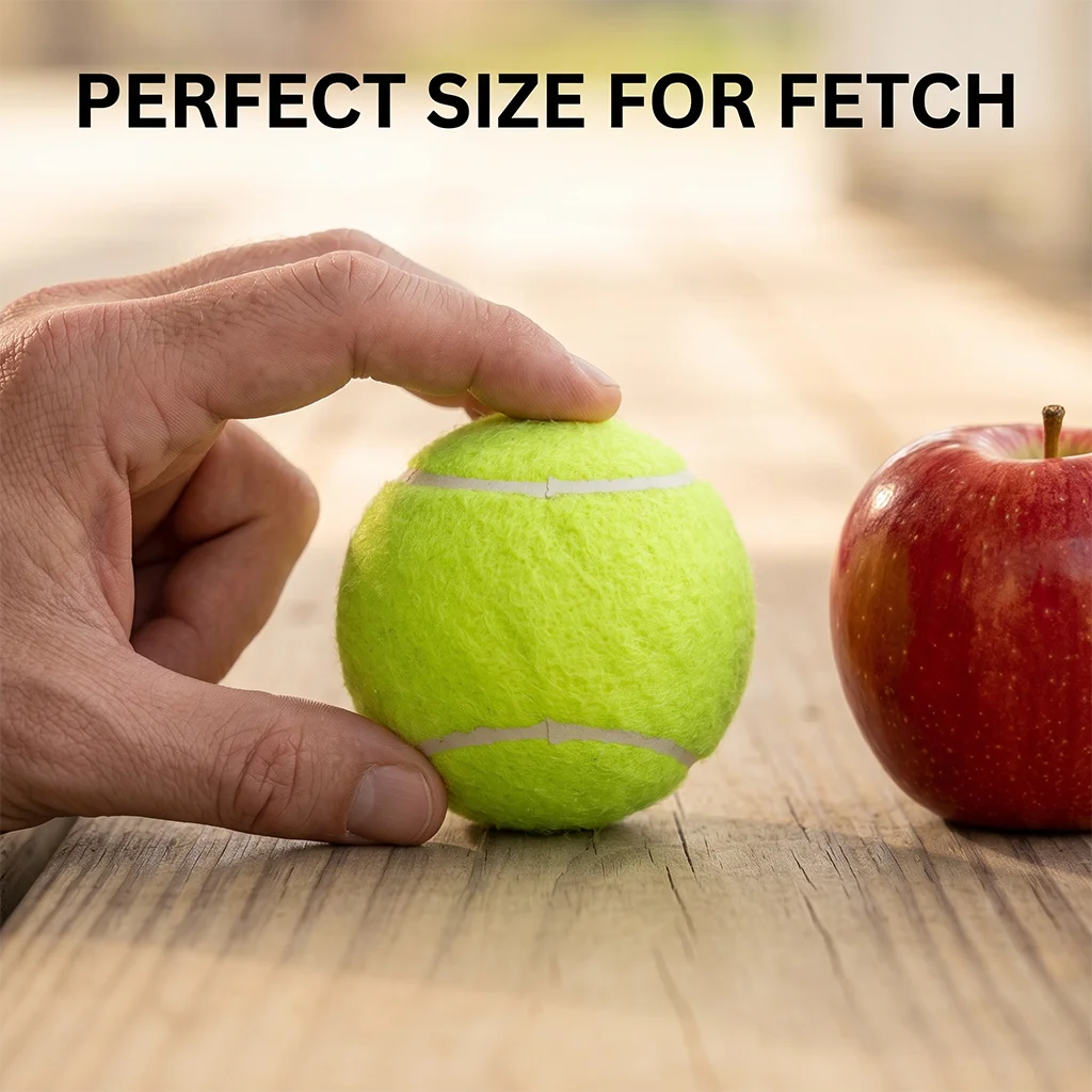 Interactive Dog Toy Ball Durable Rubber Bounce Chew Balls for Small Medium Dogs Teeth Cleaning Puppy Fitness Fetch Training Toy
