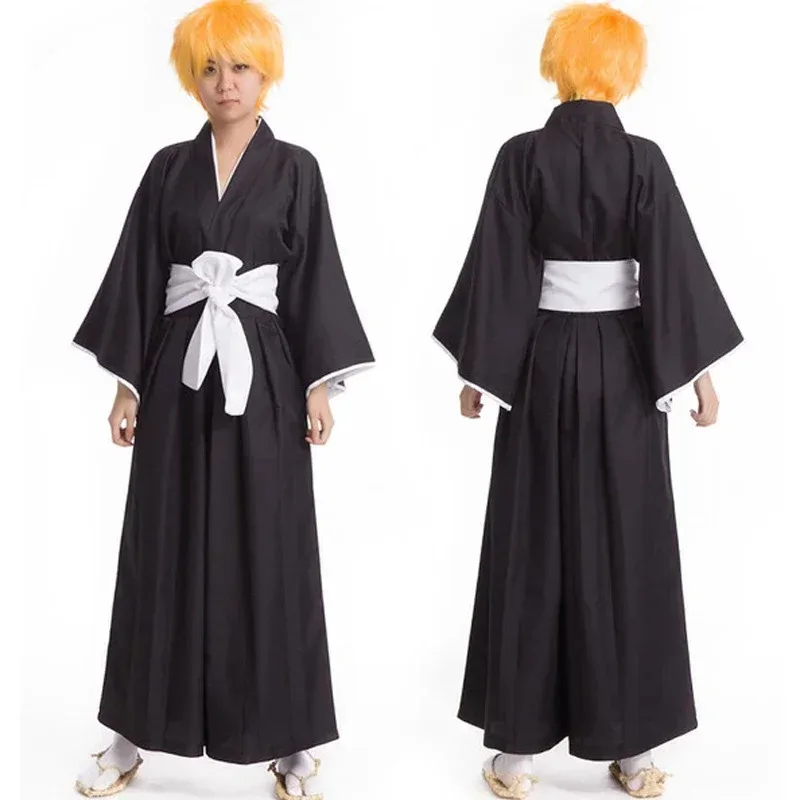 Bleach Kuchiki Rukia Cosplay Costumes Kurosaki Ichigo Die Pa Soul Society Shinigami Kimono Full Outfit Thousand Years