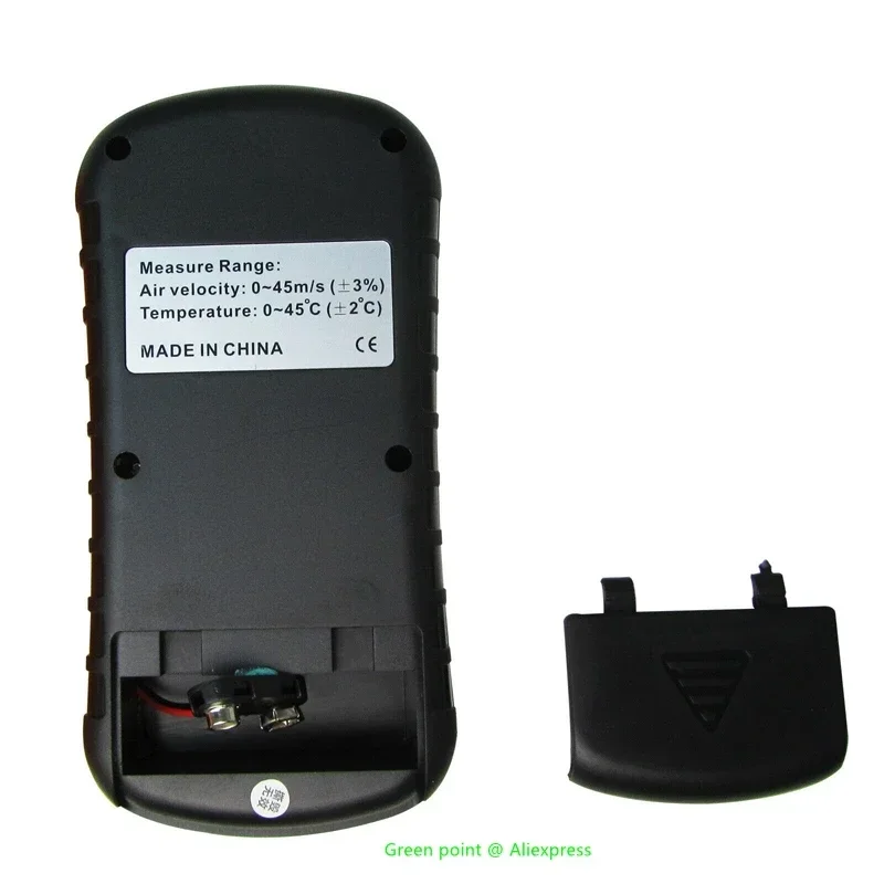 5PC ポータブル GM8901 ミニデジタル Lcd バックライトディスプレイ風速計 0-45M/S 風速計温度測定風速計センサー