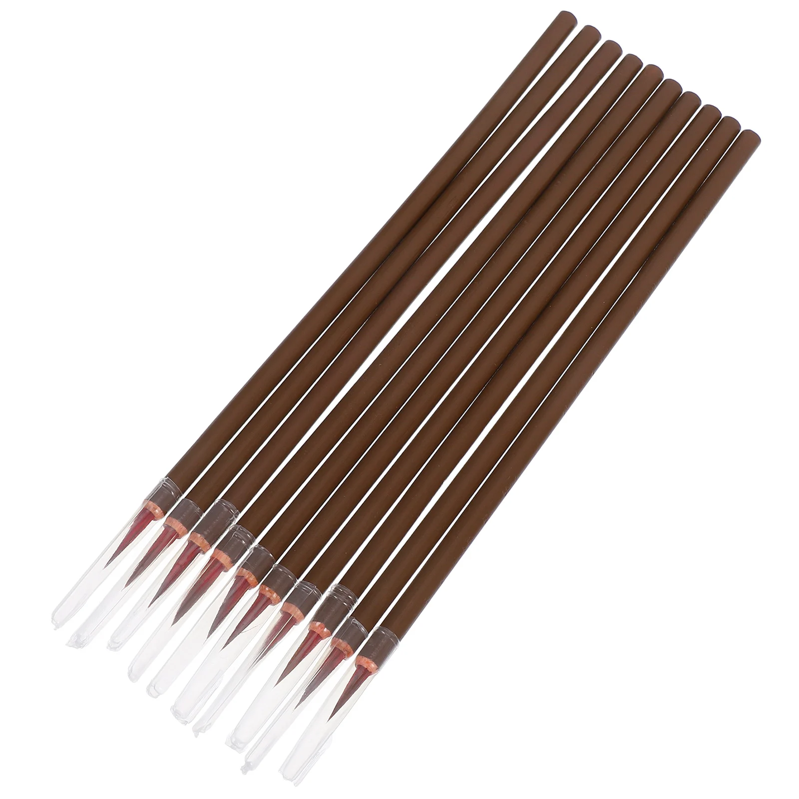 

10pcs Chinese Calligraphy Writing Brush Ink Painting Brush Calligraphy Art Stationery For Students Beginners Professionals