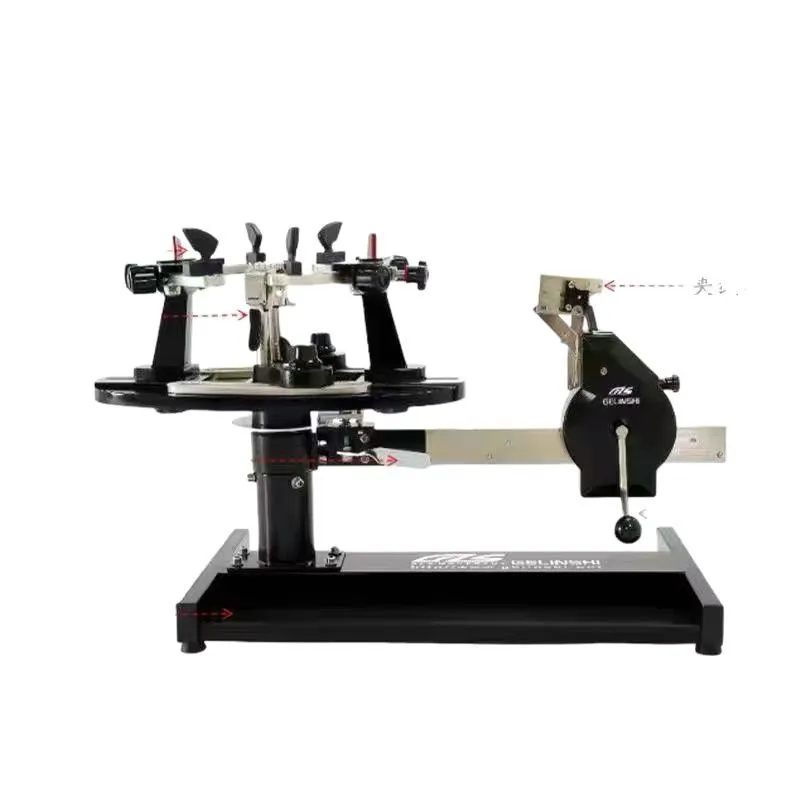 Manufacturer customizes 16403 desktop hand-cranked badminton racket threading machine tennis badminton racket universal