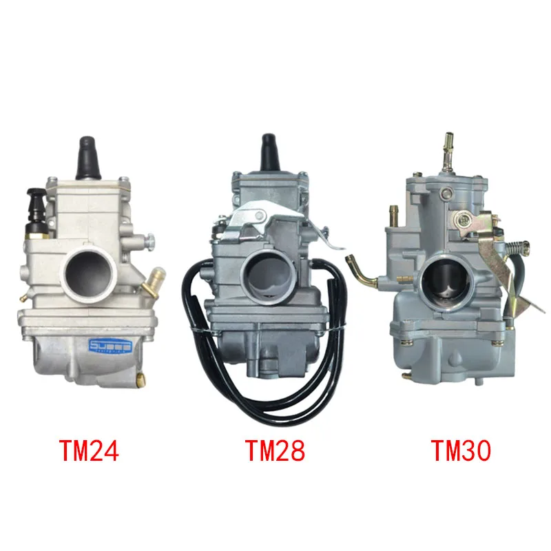 مكربن الدراجة النارية لـ Mikuni TM24 TM28 TM30 TM TMX 50-650cc CR250 KX125 KX150 محرك رباعي الأشواط