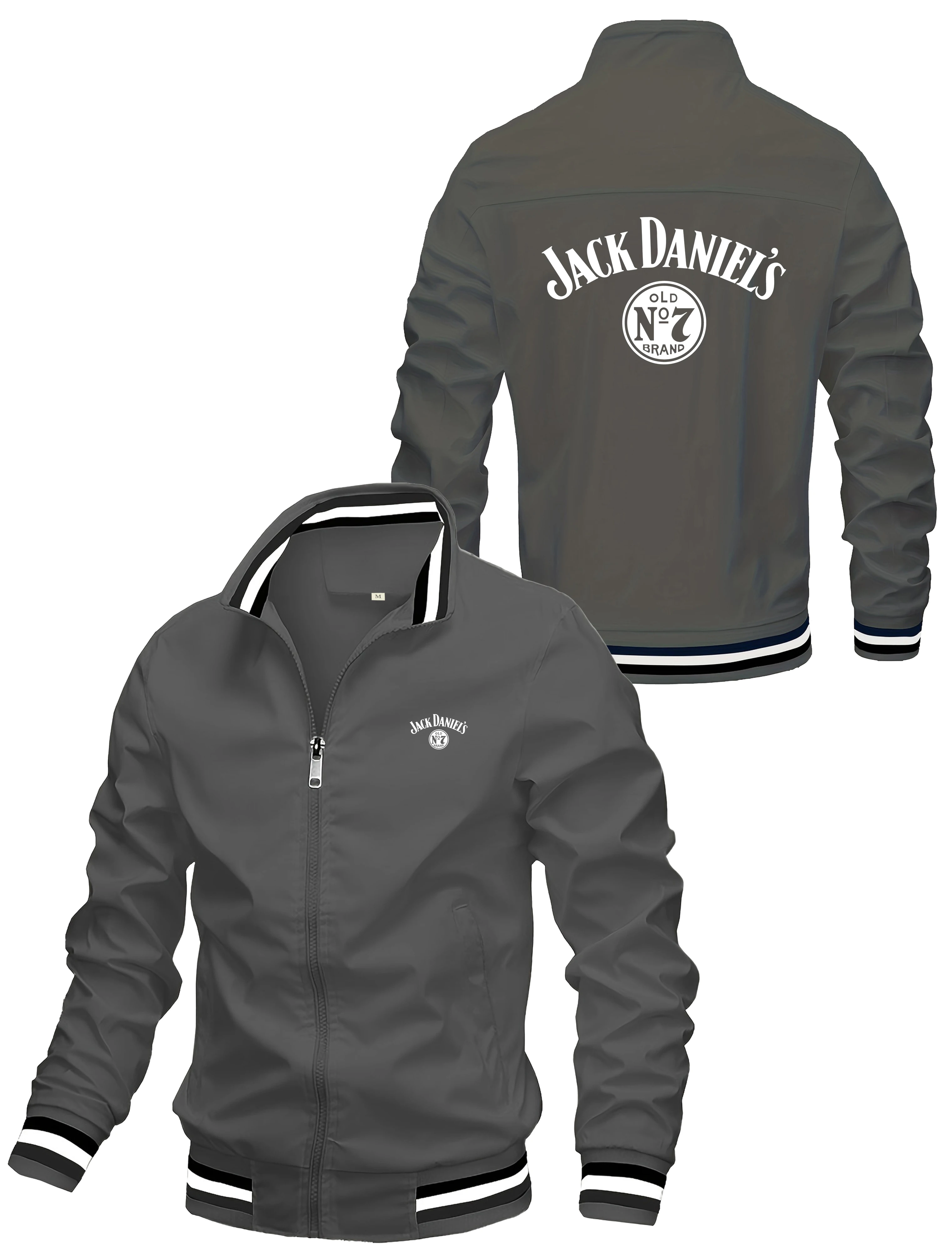 

2025 New Men's spring and autumn lettered print jacket, a sporty, high-quality and fashionable men's coat