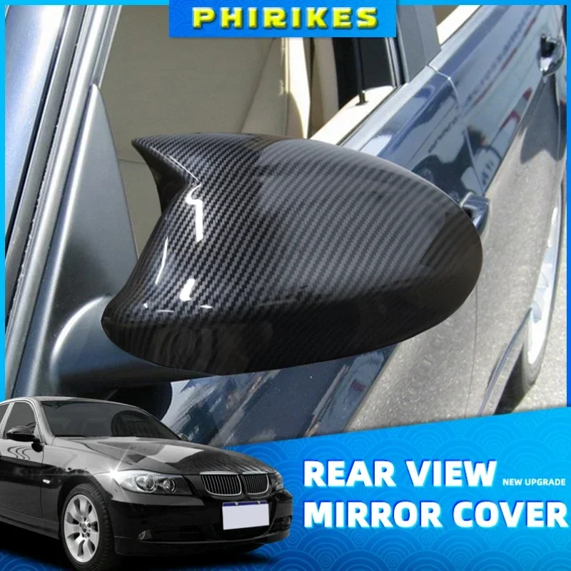

Side Mirror Covers Cap For BMW E90 E91 E92 E93 E81 E87 E82 E88 3 1 Series M Accessories Carbon Fiber Gloss