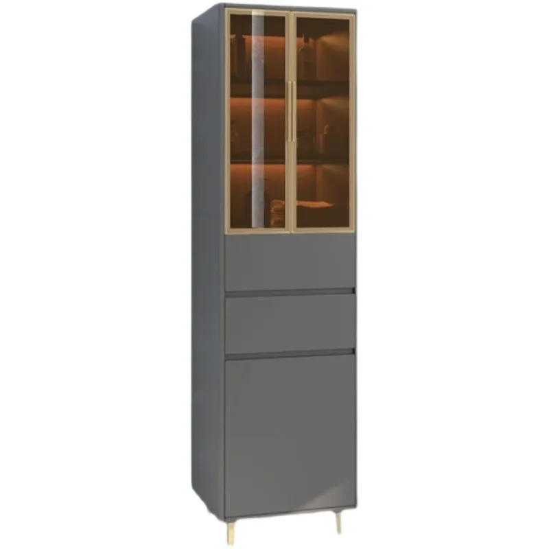 

Nordic bathroom side cabinet Floor side cabinet Storage vertical cabinet Storage rack