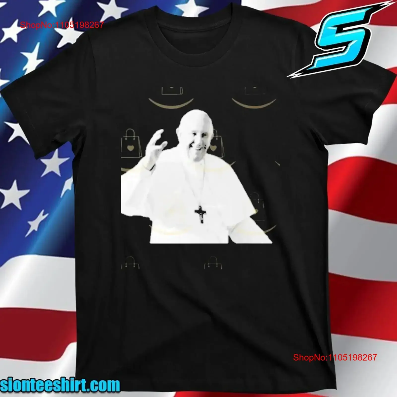 

Футболка Rest In Peace Pope Фрэнсис 2025 года, винтажная стираная повседневная модная дышащая удобная универсальная растянутая графика