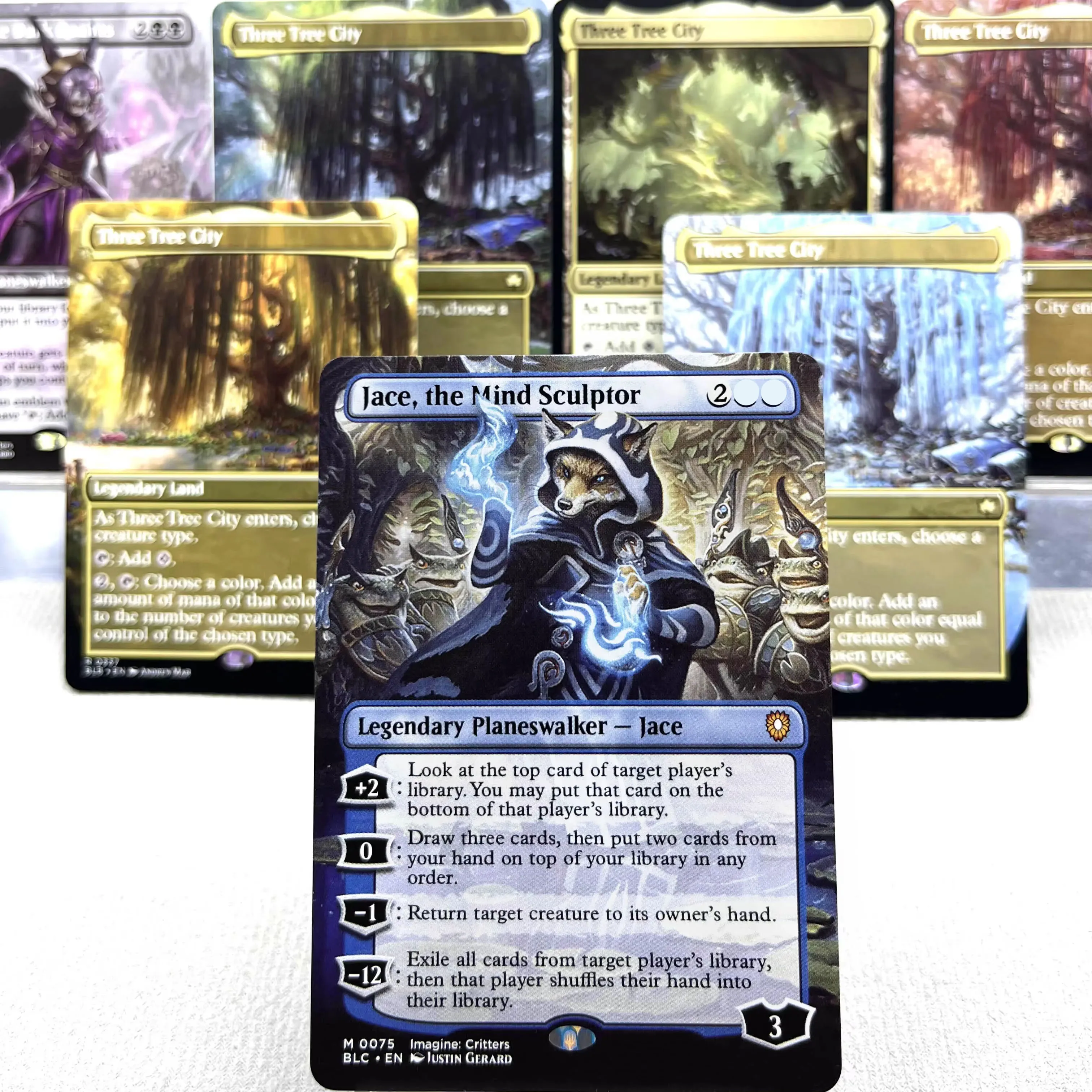 BLB BLC MH3 OTP HOLO7-Ⅰ02 Tcg Cards German Black Core Three Tree City Maha, Its…