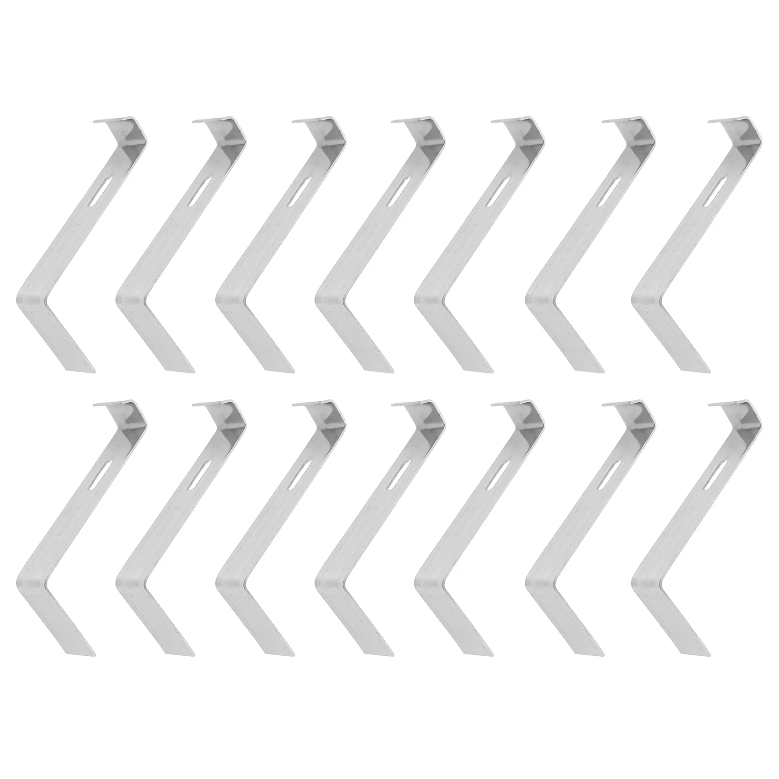 

15 шт. нескользящие зажимы для плитки на крыше, металлический фиксированный инструмент, практичные прочные долговечные домашние зажимы для крепления плитки, металлический зажим на крышу