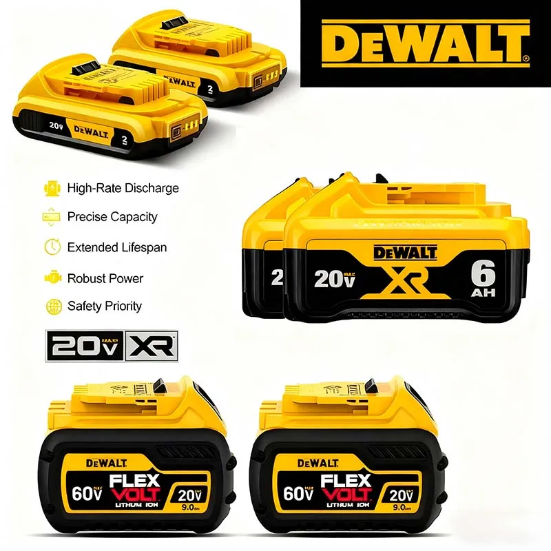 Pro baterii elektrického nářadí DeWALT DCB206 20V 6,0Ah 18650 - náhled 5