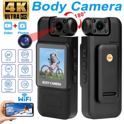 Mini cámara 4K HD WiFi grabadora de vídeo Digital portátil cámara corporal de policía visión nocturna infrarroja deportes DV DVR 1080P videocámara pequeña