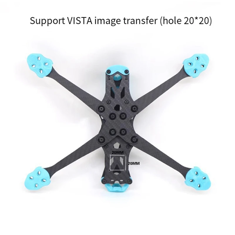 สำหรับ APEX HD 5นิ้ว HD5 Quadcopter Frame + 3D อะไหล่พิมพ์ลายชุดอุปกรณ์เสริม5.5มม. แขนคาร์บอนไฟเบอร์สำหรับโดรนแข่งบังคับวิทยุ FPV