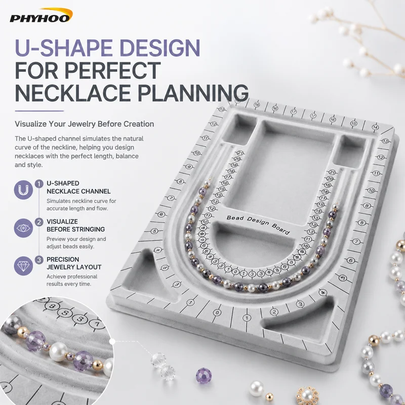 PHYHOO 2 bandejas organizadora - Jewelry Making Table reseña y precio