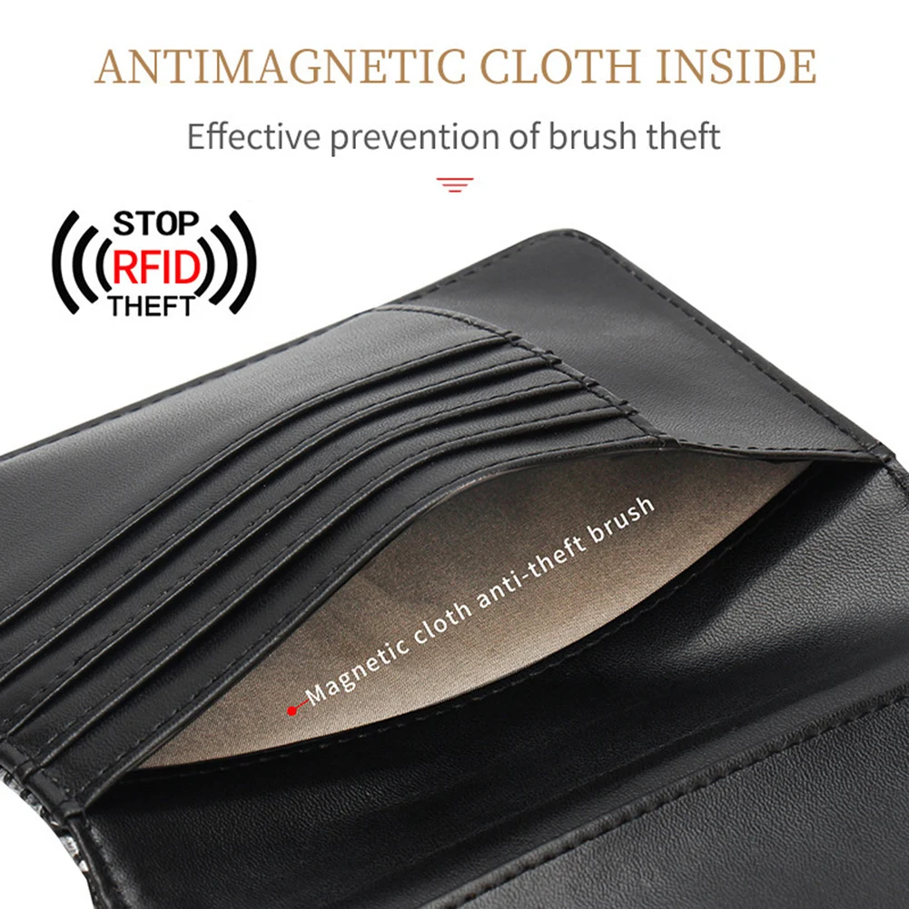 Rfid-Passport Holder For Travel Novelty Waterproof Passport Holder Cover With 3D Metal Badge Portable Card Wallet For Bank Cards view 5