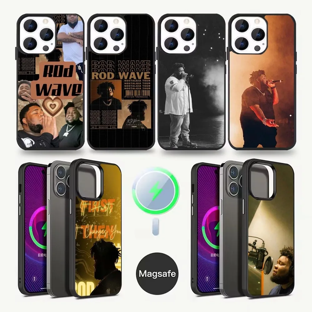 

R-Rod Wave American Rapper Phone Case For iPhone 16,15,14,13,12,11,Pro,Max,Plus,Mini,Magsafe,Magnetic Wireless Charging Case