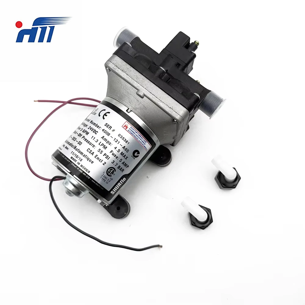 OE: 4008-101-A65 RV Cam3.0 GPM Toilet Water Pump  12V/24V  For  with Strainer per Yacht Marine Caravan