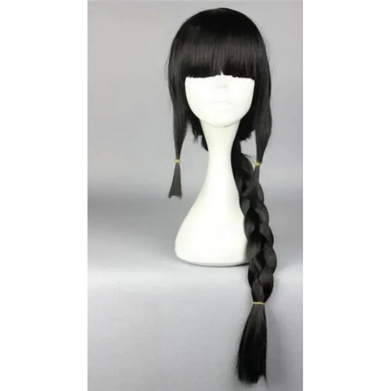 

FREE SHIPPIN Two Little Ponytail Classical Bla Cute Fate Bangs Akatsuki Cosplay Wig