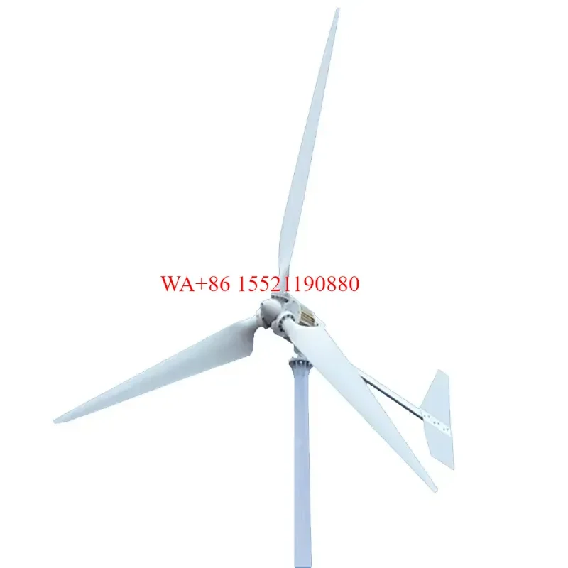 WMWMNU for NE 5KW Wind Turbine Generator 220V 380V with 5.8m Rotor and Three Blades
